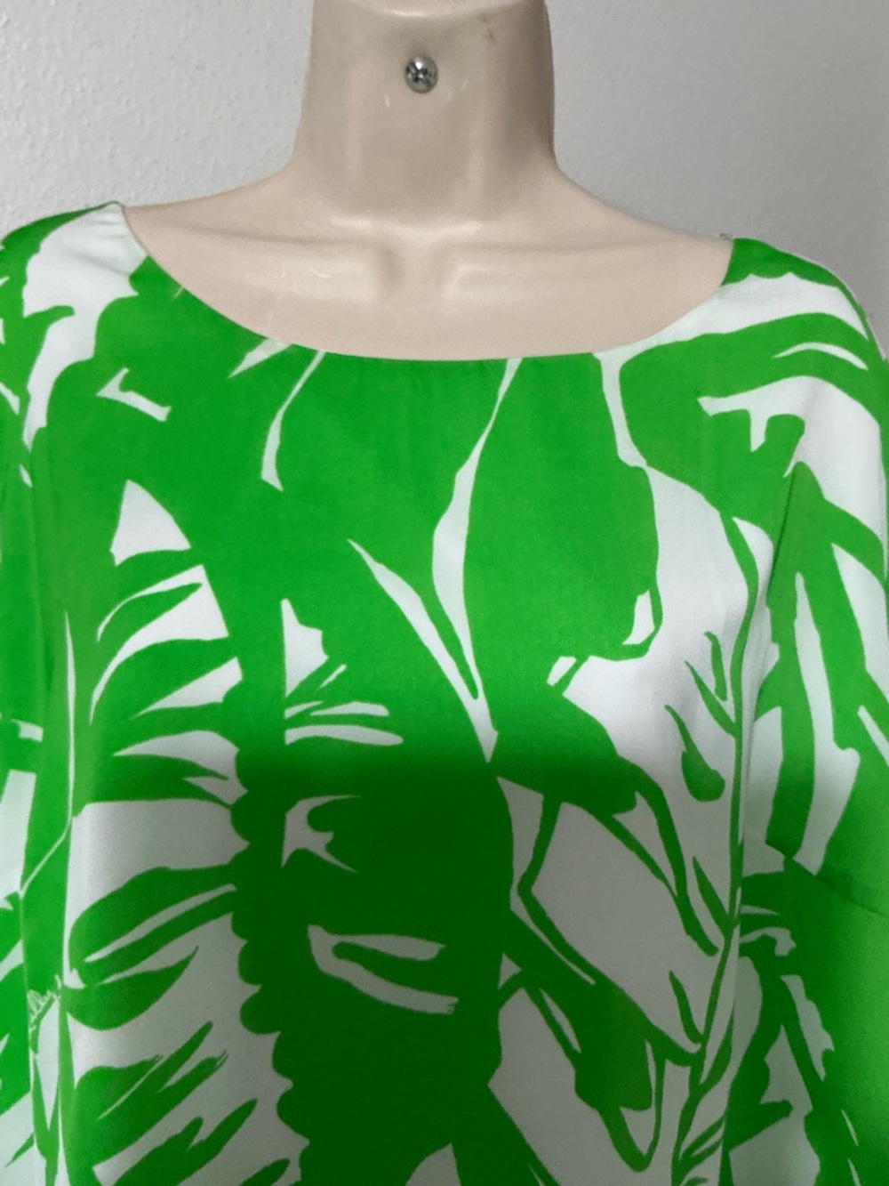 Lilly Pulitzer Target Green and White Leaf-Print Mini Dress 3X - Picture 5 of 12